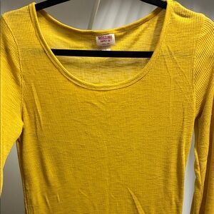 Mossimo mustard yellow long sleeve